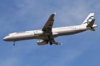 SX-DVZ @ EBBR - Final to rwy 25L.