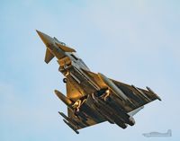 ZJ800 @ EGXU - Typhoon solo through Linton - by Steve Raper