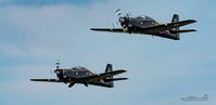 ZF142 @ EGXU - zf142 and zf 143 pairs join at Linton - by Steve Raper