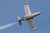 F-AZLT @ LFRU - Morane-Saulnier MS-760A, On display, Morlaix-Ploujean airport (LFRU-MXN) air show 2017 - by Yves-Q