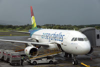 S7-AMI @ FIMP - “Amirantes” at the gate, surrounded by a variety of ground equipment before departure as flight HM48 for Victoria. - by Arjun Sarup