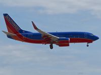 N932WN @ KBOI - Landing RWY 10L. - by Gerald Howard