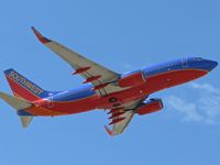 N437WN @ KBOI - Departing RWY 28R. - by Gerald Howard