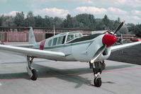 F-BHFX @ LSZB - A rare guest at Berne-Belp. Scanned from a slide. - by sparrow9