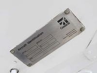 N443PW @ 1938 - Ship's ID plate