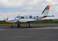 N250MD @ EGTF - Piper PA-31 Navajo at Fairoaks.