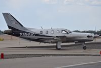 N854UC @ KBOI - Taxiing to the north GA ramp. - by Gerald Howard