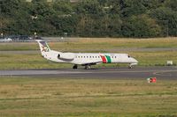 CS-TPH @ LFBO - Embraer EMB-145EP, Lining up rwy 14L, Toulouse-Blagnac airport (LFBO-TLS) - by Yves-Q