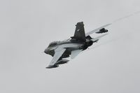 ZA591 @ EGFH - RAF Tornado GR.4 aircraft coded 058 low over the airport. - by Roger Winser