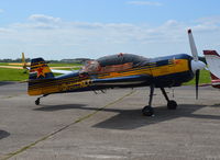 G-SUKK @ EGLM - Sukhoi Su-29 at White Waltham. Ex HA-YAR - by moxy