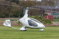 G-CGYX @ XBRE - AutoGyro Cavalon G-CGYX K.Hall Breighton 29/4/18 - by Grahame Wills