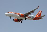 G-UZHC @ LLBG - EasyJet A320-251 NEO-livery, flight from Luton, UK, landing on runway 26. - by ikeharel