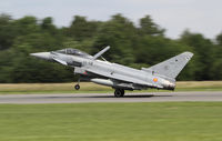 C16-33 @ EBFS - landing, airbrake deployed - by olivier Cortot
