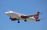 N627VA @ KIND - Airbus A320 - by Mark Pasqualino