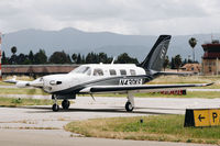 N430KS @ KRHV - Brand new 2016 Piper M600 taxing in at Reid Hillview Airport, San Jose, CA. - by Chris Leipelt