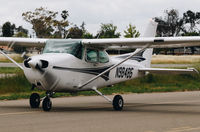 N98485 @ KRHV - Locally-based 1985 Cessna 172P taxing out for departure at Reid Hillview Airport, San Jose, CA. - by Chris Leipelt