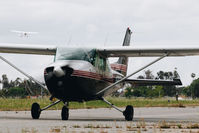 N915L @ KRHV - Locally-based 1976 Cessna 172M taxing out for departure at Reid Hillview Airport, San Jose, CA. - by Chris Leipelt
