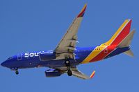 N926WN @ KBOI - Landing RWY 28R. - by Gerald Howard