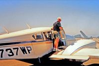 N737WP @ TVL - My Dad with 7WP, c. 1994 - by Gregg Noonberg