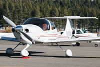 N171CB @ KTVL - 2008 Diamond Star DA-40 on the ramp at South Lake Tahoe Airport, CA. - by Chris Leipelt