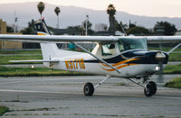 N5171B @ KRHV - Locally-based 1979 Cessna 152 taxing to its hangar at Reid Hillview Airport, San Jose, CA. - by Chris Leipelt