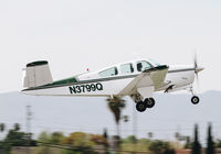 N3799Q @ KRHV - 1967 Beechcraft V35 Bonanza from nearby KSJC departing at Reid Hillview Airport, San Jose, CA. - by Chris Leipelt