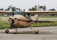 N4013T @ KRHV - 1976 Cessna 182P taxing out for departure to Petaluma at Reid Hillview Airport, San Jose, CA. - by Chris Leipelt