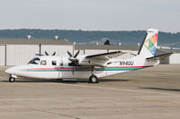 N940U @ KWVI - 1968 Aero Commander 680W sitting on the ramp at Watsonville Municipal Airport, CA. - by Chris Leipelt