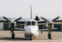 N940U @ KWVI - 1968 Aero Commander 680W on the ramp at Watsonville Municipal Airport, CA. - by Chris Leipelt