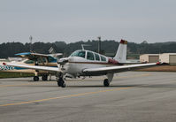 N1023W @ KHAF - 1973 Beechcraft F33A Bonanza visiting at Half Moon Bay Airport, CA. - by Chris Leipelt