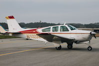 N1023W @ KHAF - 1973 Beechcraft F33A Bonanza visiting at Half Moon Bay Airport, CA. - by Chris Leipelt