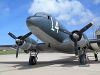 N147DC @ EGJB - On the ramp at Guernsey as part of the 2018 Liberation Day celebration - by Malcolm Isaac