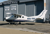 N827RP @ KRHV - 1980 Cessna P210N visiting for light maintenance at Reid Hillview Airport, San Jose, CA. - by Chris Leipelt