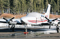 N414WS @ KTVL - 1980 Cessna 414A visiting from Washington at South Lake Tahoe Airport, CA. - by Chris Leipelt