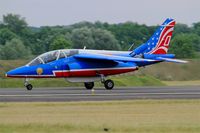 E114 @ LFSI - Dassault-Dornier Alpha Jet E (F-TERR), Landing rwy 29, St Dizier-Robinson Air Base 113 (LFSI) Open day 2017 - by Yves-Q