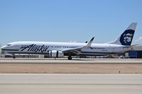N478AS @ KBOI - Landing roll out on RWY 10L.