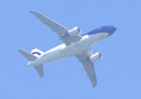 ER-AXM - Out of Luton Airport passing low over Amwell, Herts - by Chris Holtby