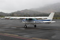 N704UT @ SZP - 1976 Cessna 150, Continental O-200 100 Hp, taxi to Rwy 22 - by Doug Robertson