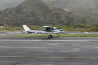 N704UT @ SZP - 1976 Cessna 150M, Continental O-200 100 Hp, takeoff Rwy 22 - by Doug Robertson