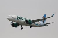 N318FR @ KIND - Airbus A320-251N