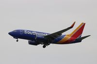 N916WN @ KIND - Boeing 737-700 - by Mark Pasqualino