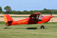 G-FOKZ @ X3CX - Just landed at Northrepps. - by Graham Reeve