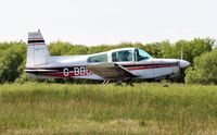 G-BBDM @ EGFH - Visiting AA-5 Traveler. - by Roger Winser