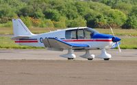 G-CEKO @ EGFH - Visiting Robin Cadet. - by Roger Winser