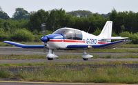 G-CEKO @ EGFH - Visiting Robin Cadet. - by Roger Winser