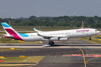 OO-SCX @ EDDL - OO-SCX - Airbus A340-313 - Eurowings - by Michael Schlesinger
