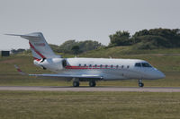N588SB @ EGJB - Arriving at Guernsey after a transatlantic flight - by alanh