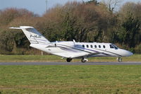 F-HIJD @ LFRB - Cessna CitationJet CJ2, Taxiing rwy 25L, Brest-Bretagne airport (LFRB-BES) - by Yves-Q