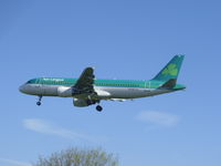 EI-CVA @ EGLL - Landing runway 27L at Heathrow airport EGLL
