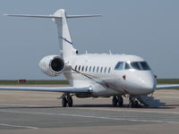 HS-KPG @ EGJB - Parked after arrival at Guernsey, reportedly for a reg change - by alanh